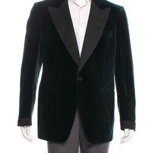 Tom Ford Green Tuxedo Jacket